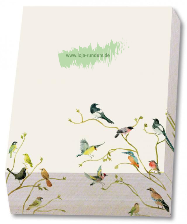 Vögel (Schrägschnittblock) – B&B