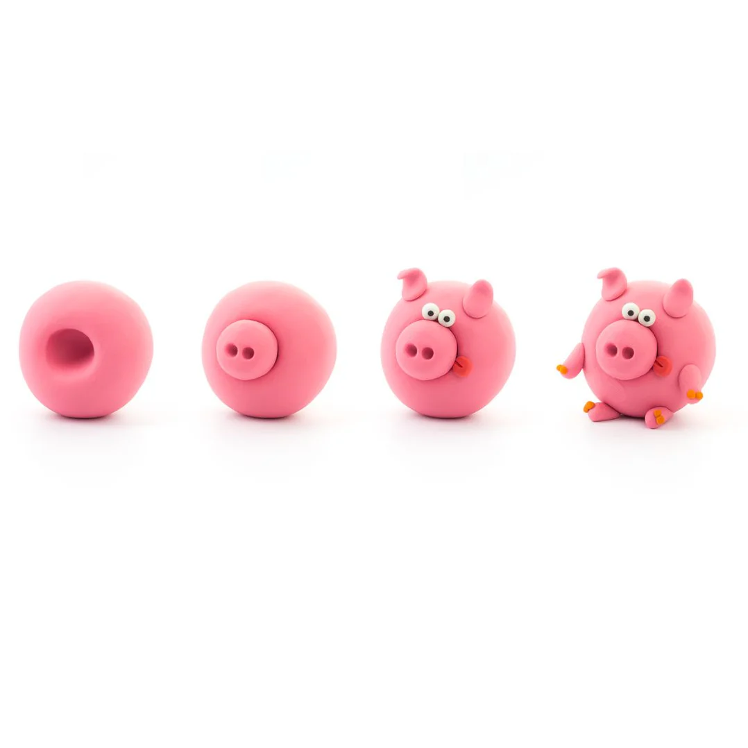 HeyClay – Piggy 3 Stück – Bild 3