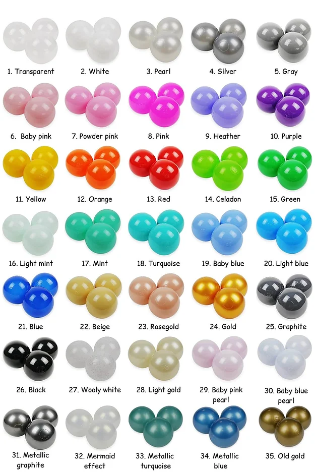 Set mit Elementen und Bällebad, 90 x 30 cm, Bouclé, Weiß, Mimii – Bild 6