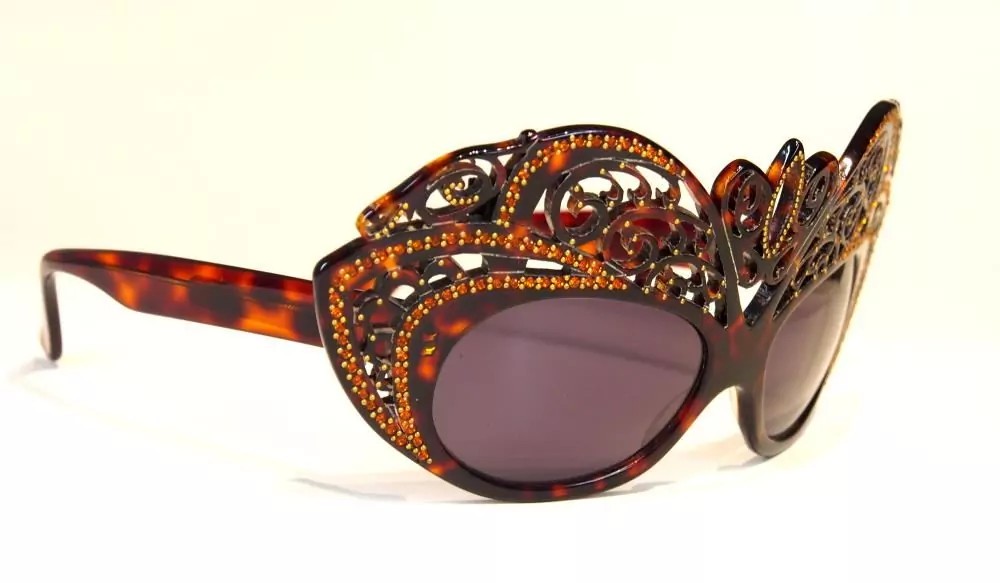 Schmetterlings-Schmuckbrille mit Strass 00CD37 369 – Bild 2