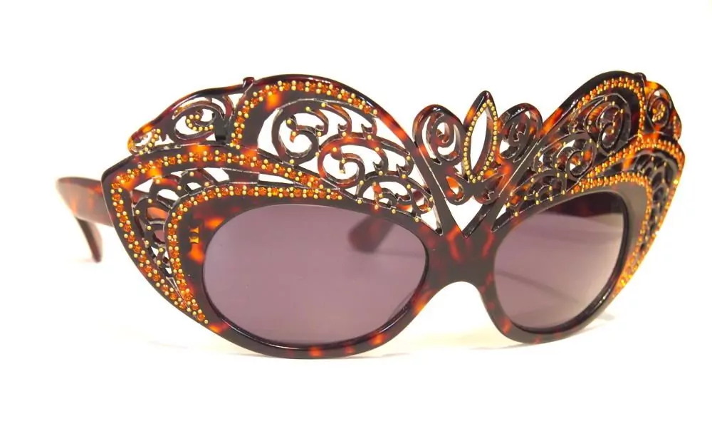 Schmetterlings-Schmuckbrille mit Strass 00CD37 369