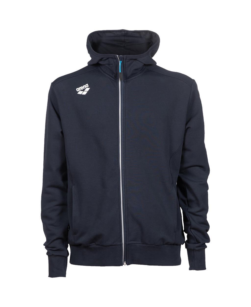 ARENA TEAM HOODED JACKET PANEL navy