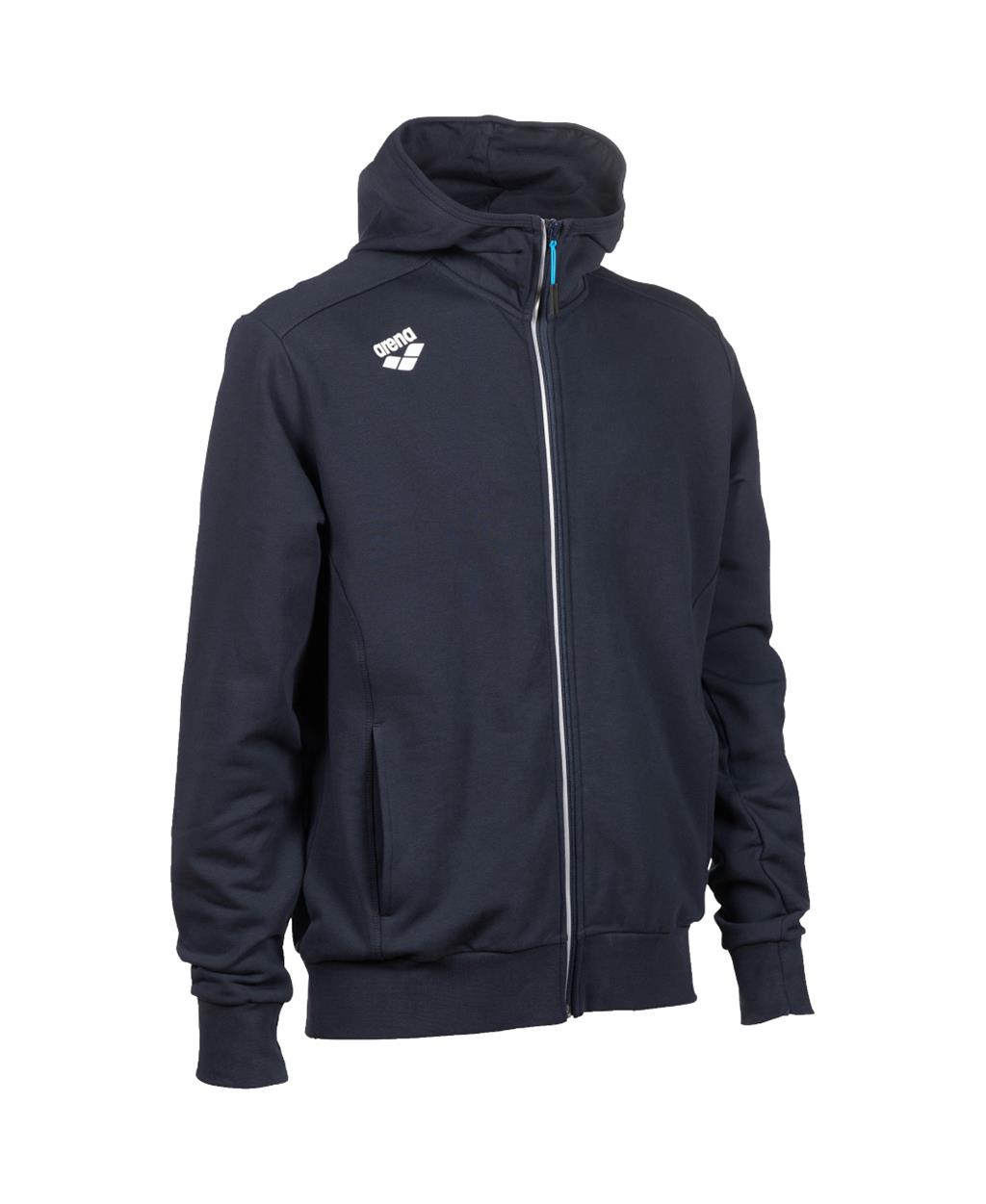 ARENA TEAM HOODED JACKET PANEL navy – Bild 2