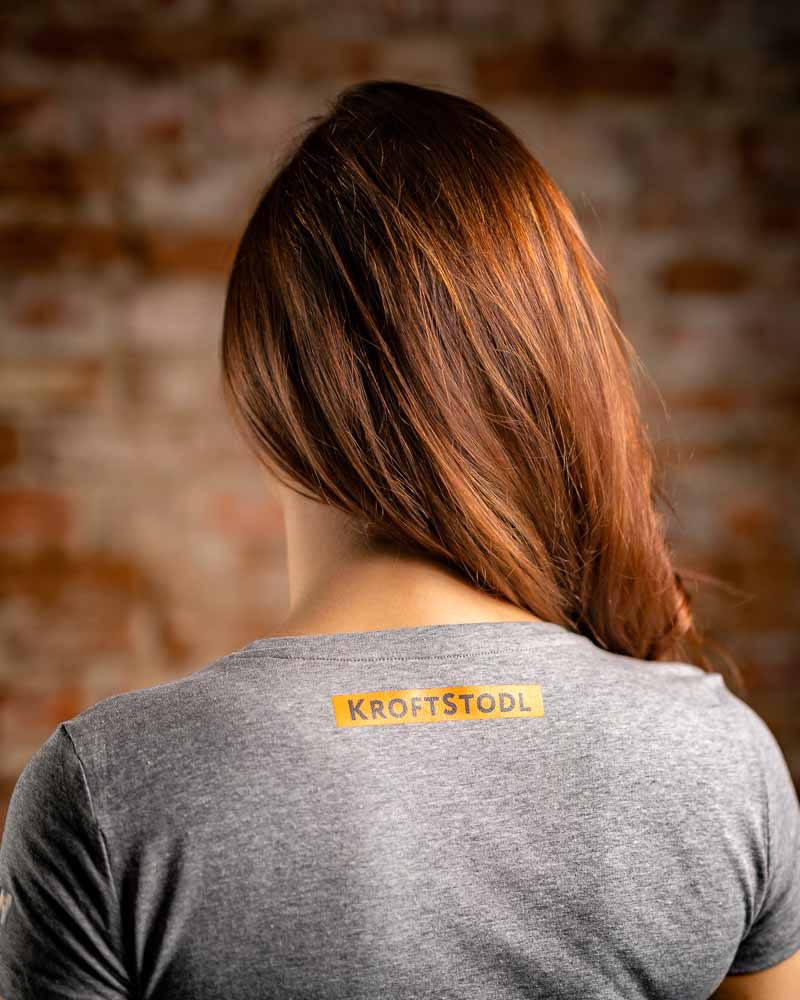 T-Shirt Beugen / Druckn / Heben / Ziagn Damen – Bild 3